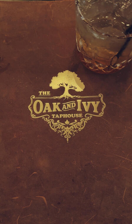 Oak n Ivy menu Oak n Ivy menu